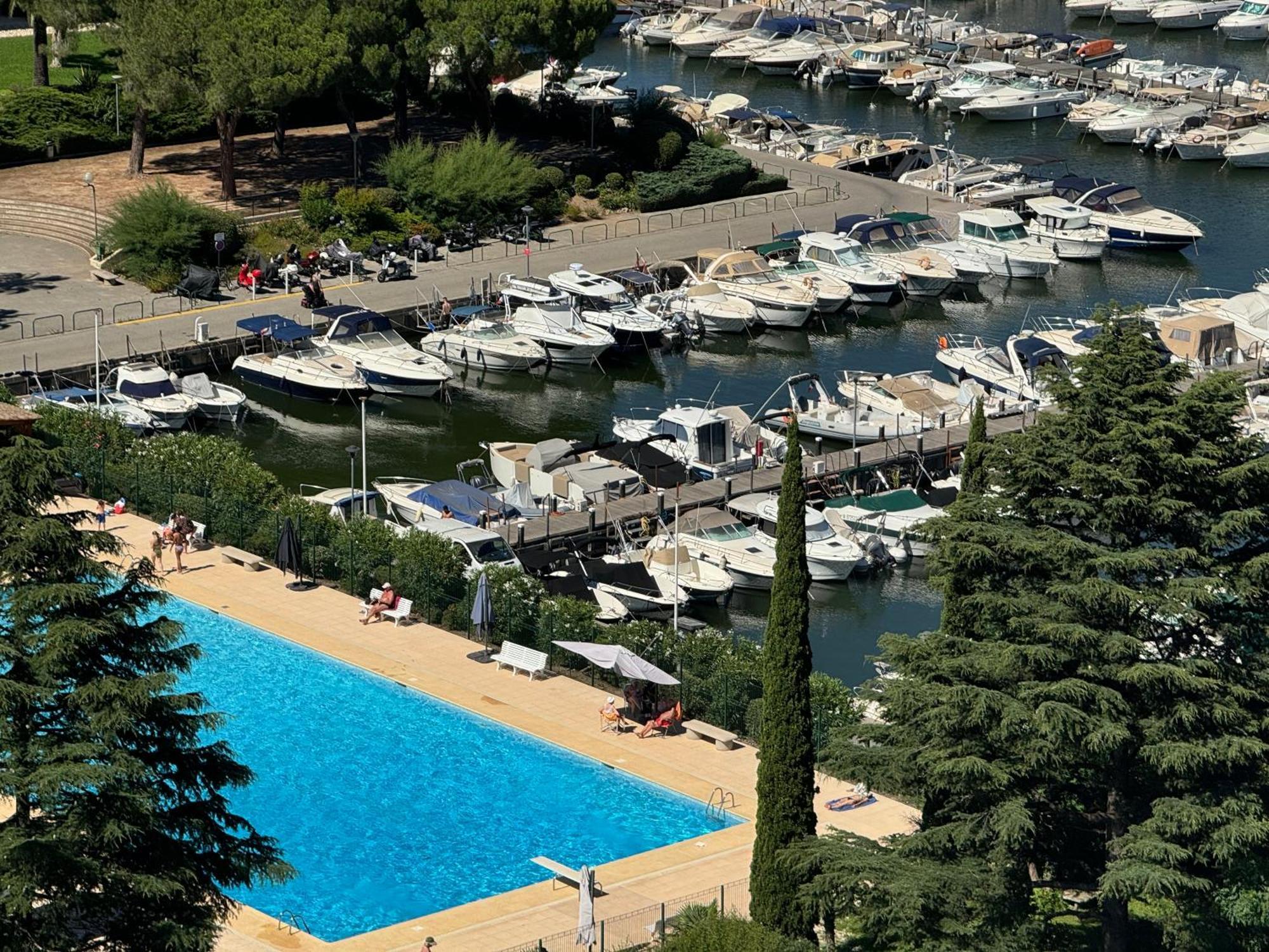My Resid Appart Cannes Vue Marina Et Vue Montagne Мандельё-ла-Напуль Экстерьер фото